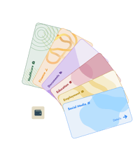 Wallet fan out